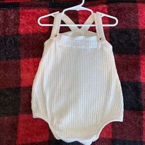 Country overall bubble bodysuit